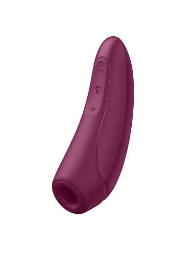 Бордовый вакуум-волновой стимулятор Satisfyer Curvy 1+