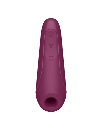 Бордовый вакуум-волновой стимулятор Satisfyer Curvy 1+