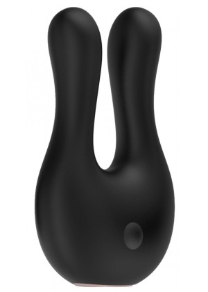 Черный клиторальный стимулятор Exceptional - 10,4 см.