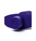 Фиолетовый силиконовый анальный вибратор Dandy - 13,5 см.
