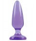 Фиолетовая средняя анальная пробка Jelly Rancher Pleasure Plug Medium - 12,7 см.