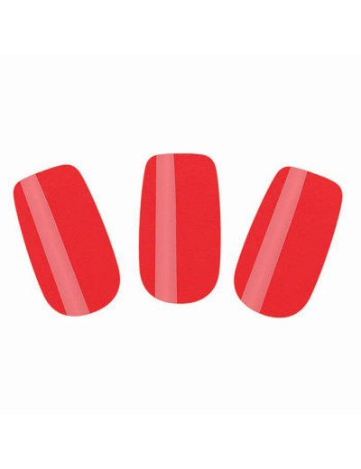 Набор лаковых полосок для ногтей Красный шик Nail Foil