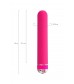Розовый нереалистичный вибратор Mastick - 18 см.