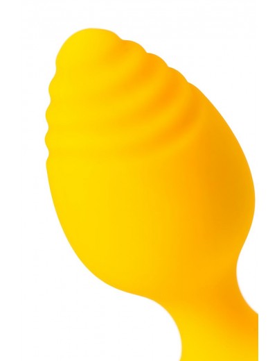 Желтая анальная втулка Riffle - 6 см.