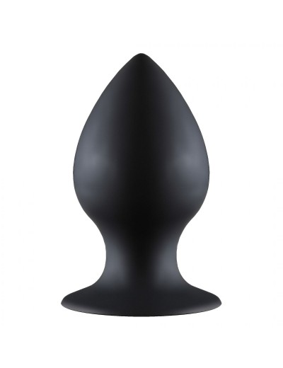 Чёрная анальная пробка Thick Anal Plug Small - 7,8 см.