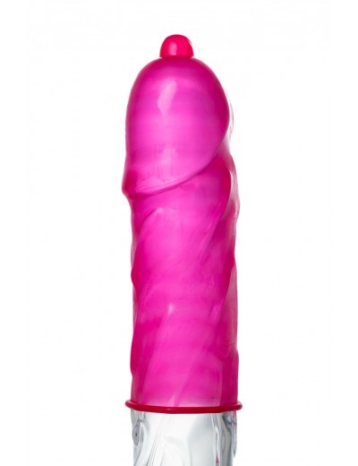 Цветные презервативы VIVA Color Aroma с ароматом клубники - 12 шт.