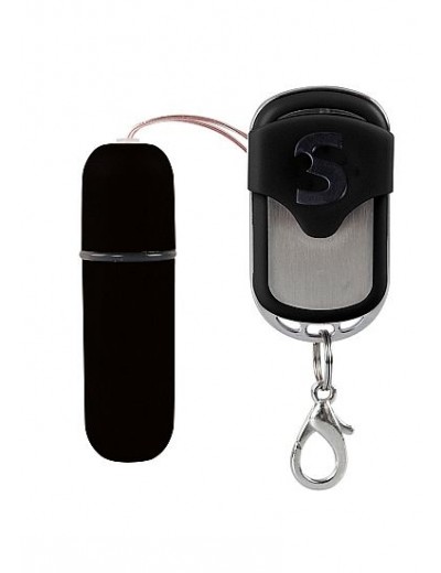 Черная вибропуля  Remote Vibrating Bullet с пультом ДУ