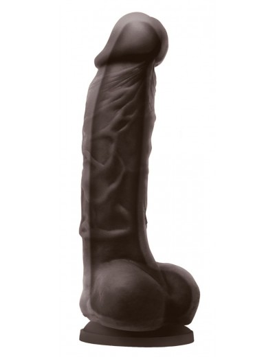 Коричневый фаллоимитатор Dual Density 8 Dildo - 25,4 см.