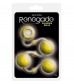 Желтые анальные шарики Renegade Pleasure Balls