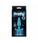 Голубая анальная пробка Firefly Prince Small - 10,9 см.