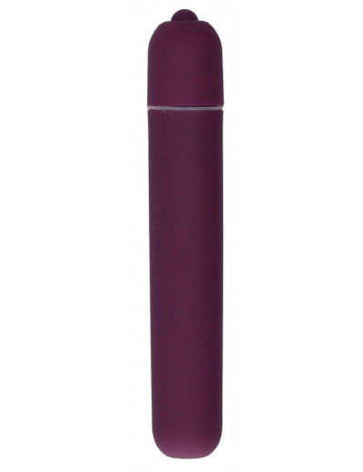 Фиолетовая вибропуля Bullet Vibrator Extra Long - 10,5 см.