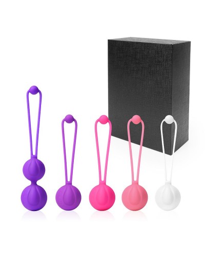Набор из 5 разноцветных вагинальных шариков