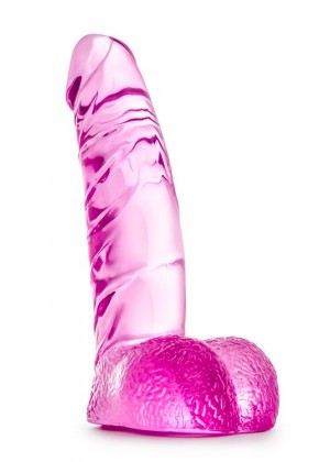 Ярко-розовый фаллоимитатор Ding Dong - 14 см.