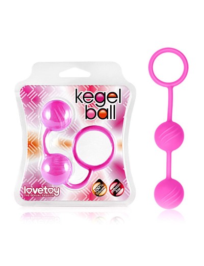 Розовые вагинальные шарики Kegel Ball