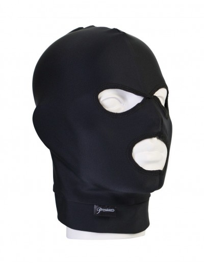 Черная маска на голову Spandex Hood