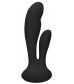 Черный вибратор G-Spot and Clitoral Vibrator Flair - 17,5 см.