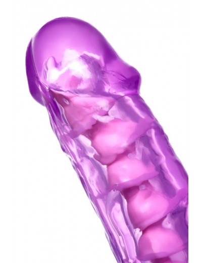 Фиолетовый реалистичный фаллоимитатор Celiam - 20,5 см.
