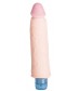 Телесный вибромассажёр Vibro Realistic Cock Dildo - 19 см.