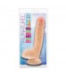 Телесный фаллоимитатор 9 Inch Sensa Feel Dildo - 22,8 см.