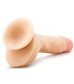 Телесный фаллоимитатор 9 Inch Sensa Feel Dildo - 22,8 см.