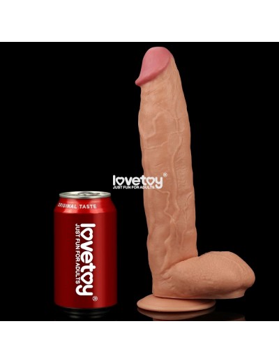 Большой реалистичный фаллоимитатор на присоске Legendary King Sized Realistic Dildo - 30 см.