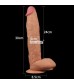 Большой реалистичный фаллоимитатор на присоске Legendary King Sized Realistic Dildo - 30 см.