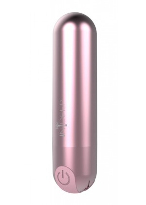 Розовая перезаряжаемая вибропуля Clio - 7,6 см.