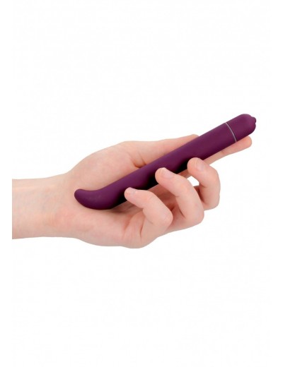 Фиолетовый компактный вибростимулятор G-Spot Vibrator - 16 см.