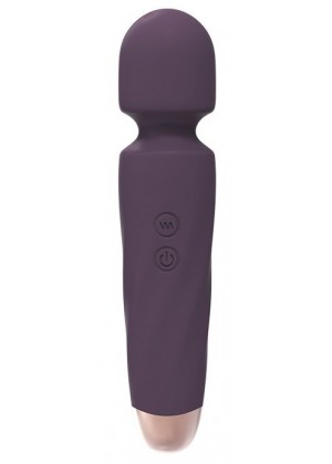 Фиолетовый вибромассажёр NOMIA - 19,5 см.