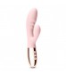 Нежно-розовый вибромассажер-кролик Blend - 20,2 см.