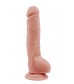 Телесный фаллоимитатор-реалистик Dual Density Dildo - 23 см.