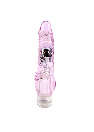 Фиолетовый вибратор Cobalt G-Spot с шипиками - 21 см.