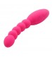 Розовый анальный вибростимулятор-елочка Lovers Beads - 19 см.