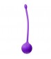 Фиолетовый металлический шарик с хвостиком в силиконовой оболочке