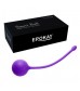 Фиолетовый металлический шарик с хвостиком в силиконовой оболочке