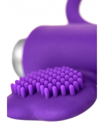 Фиолетовое виброкольцо с ресничками JOS PERY