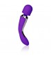 Фиолетовый вибромассажер Body Wand Massager - 22,25 см.