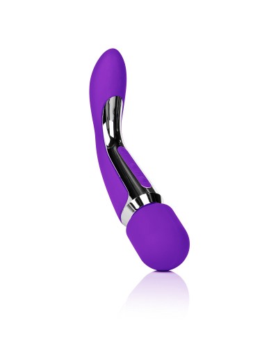 Фиолетовый вибромассажер Body Wand Massager - 22,25 см.