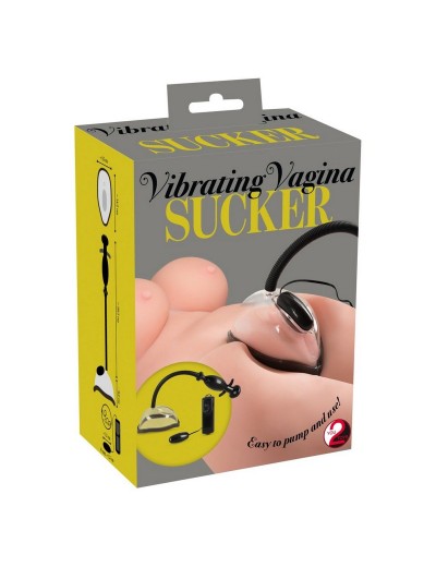 Вакуумная вибропомпа для половых губ Vibrating Vagina Sucker