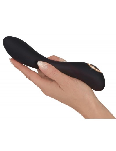 Черный элегантный вибратор Cleopatra G-Spot Vibrator - 19,7 см.