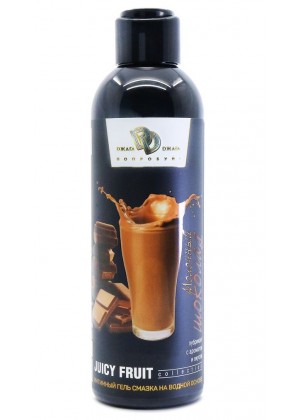 Интимный гель-смазка JUICY FRUIT с ароматом молочного шоколада - 200 мл.