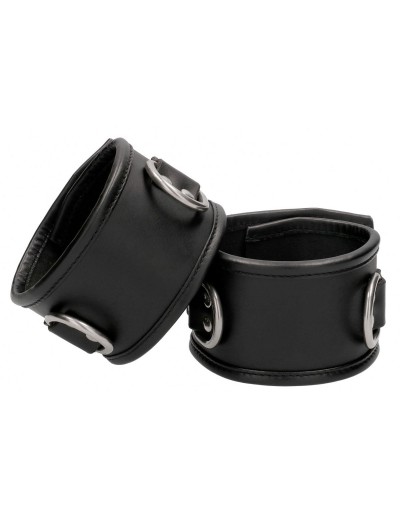 Черные поножи Restraint Ankle Cuff With Padlock