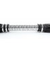 Черная плеть с серебристой ручкой - 44 см.