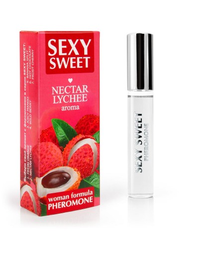 Парфюм для тела с феромонами Sexy Sweet с ароматом личи - 10 мл.