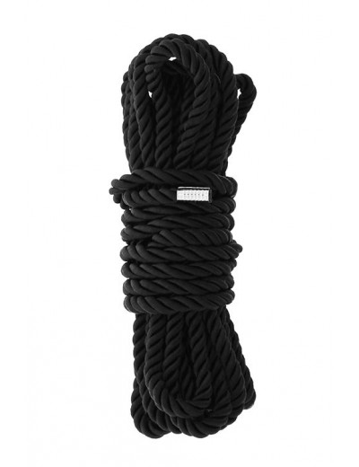 Черная веревка для шибари DELUXE BONDAGE ROPE - 5 м.