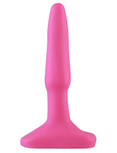 Ярко-розовая анальная пробка - 10 см.