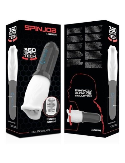 Мужской оросимулятор Spinjob Oral Sex Stimulator