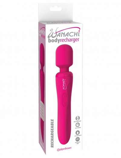 Розовый вибратор-жезл Body Recharger