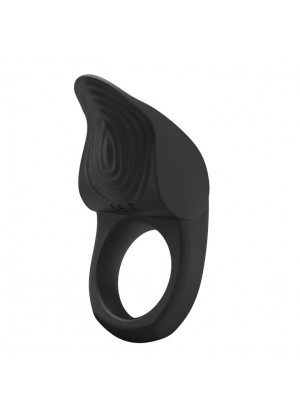 Черное эрекционное кольцо с вибрацией Vibrating Susanna
