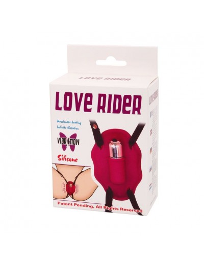 Нежный вибростимулятор для клитора Love Rider на ремешках
